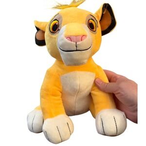 Disney Lion King Simba Plush Kids 14 oz Gold Soft Stuffed Animal